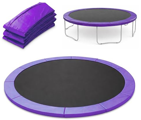 JUNIERS Trampolin Randabdeckung, Ø 244 305 366 396 427 cm, Federabdeckung, Randschutz, Sicherheitsmatte, UV-resistent, reißfestes Trampolinzubehör, Standardgröße