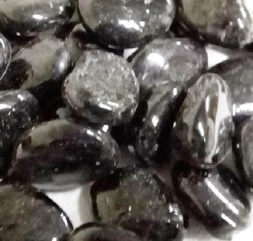 SOOTHING IDEAS 500g (app 83) Black Bean Pebbles 20mm