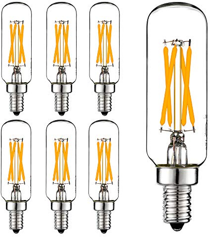 LiteHistory LED Bulb Dimmable 6W Equal Warm White 2700K T6 T25 E12 Candelabra Bulb 60 watt for Chandeliers,Ceiling Fan,Pendant,Wall sconces AC120V 600LM e12 Light Bulb 6Pack
