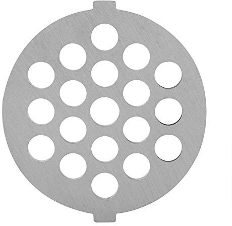 Fleischwolf Messer aus Lebensmittelqualität Legierung, Fleischbrecher Brecher Plattenmesser, mit 5mm / 7mm Durchmesser Bohrungen, für Alle Gängigen Fleischwölfe [7mm Hole]