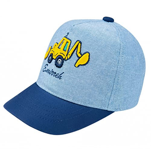 Foruhoo Kappe Kinder Jungen Verstellbar - Schildmütze für Jungen Baby Basecap Mütze (Blau,52)