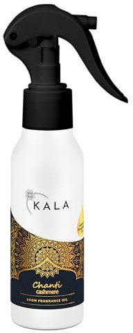 KALA - Lufterfrischer Duftölspray CHANTI, Raumspray mit Geruchsneutralisation, Raumduft Spray Hält bis zu 48h, Air Freshener mit Aktiv Neutralisator - Duft Cashmere, 100ml