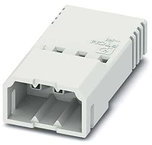 PHOENIX CONTACT PTCM 0.5/3-PI-2.5 WH Leiterplattensteckverbinder, 0.75 mm² Nennquerschnitt, 6A, 160V, 3 Potenziale, 3 Polzahl, 2.5mm Rastermaß, Weiß, 250 Stück
