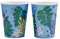 Gobelets en papier animaux tropicaux - animaux sauvages (Lot de 8) - gobelets papier - fete jungle - tropical