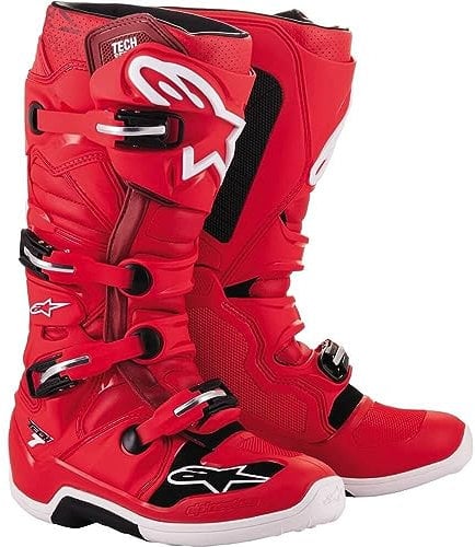 Alpinestars Tech 7 Stivali motocross (Red,5 (38))
