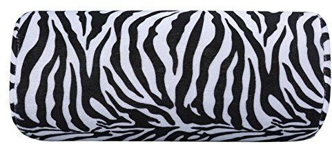 Soft Nail Art Cushion Pillow, Manicure Stripe Hand Rest Cushion Half Column Nail Art Soft Sponge Pillow for Nail Art Manicure Salon(zebra-stripe)