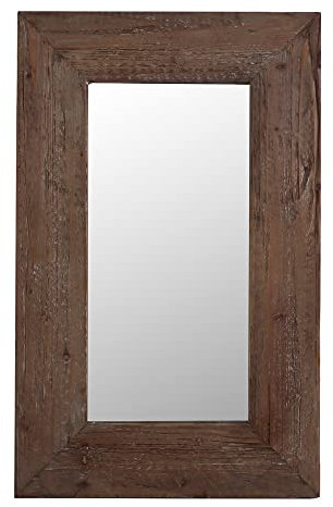 Grafelstein Wandspiegel Long Island braun verwaschen 50x79cm Holzspiegel Beach House
