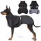 Hunde Kleidung, Warme Hundejacke, Baumwolle Gefütterte Hundejacke Warm Wintermantel für den kalten Winter(schwarz, XL)