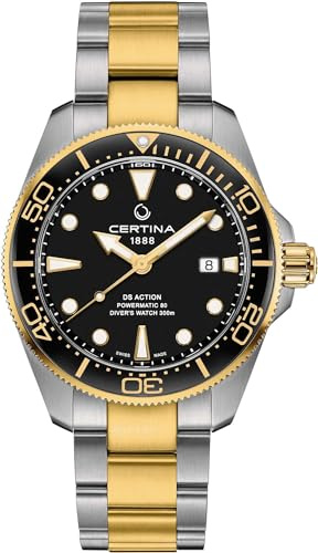 Certina DS Action Diver Automatic Men's Two Tone Steel Watch C0326072205100, Armband