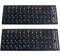 Keyboard Keyboard Stickers 2pcs Russian-english Keyboard Sticker Self Adhesive Keyboard Stickers for Laptop Computer