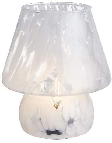BUTLERS LED Tischleuchte Glas - MISS MARBLE - LED