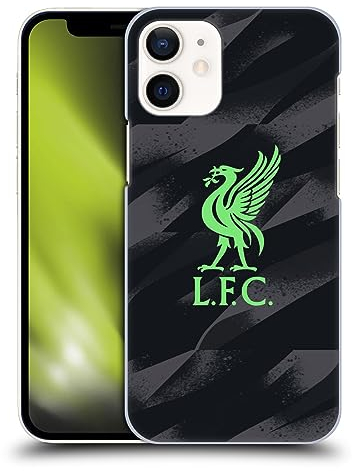 Head Case Designs Officially Licensed Liverpool Football Club Home Goalkeeper Kit 2023/24 Hard Back Case Compatible With Apple iPhone 12 Mini