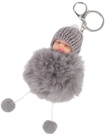 GALPADA Tasche Schlüsselanhänger Pom Schlüsselanhänger Mit Bommeln Pom Pom Schlüsselanhänger Bommel-anhänger Schlüsselanhänger Bommel Fuchspelz Babyspielzeug Damen Flauschige Puppe