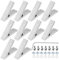 The Lord of the Tools Lot de 10 codes d'angle d'extrusion 2020 à 45 degrés en aluminium pour imprimantes 3D fraiseuses CNC