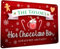 Personalised Hot Chocolate Sign - Christmas Drinks Red hot Cocoa Station A4 Sign