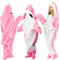 Huanmin Shark Blanket, Rosa Hai Decke, Hai Decke zum Anziehen, Shark Onesie, Hai Kostüm, Haidecke, Flanell Haifisch Decke, Geschenk für Kinder, Erwachsene, Hai-Liebhaber(W70*L170CM-1)