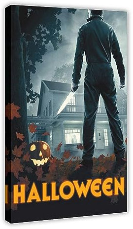 ZOLULA Halloween 1978 Poster Film 2 Leinwand Poster Wandkunst Dekor Druck Bild Gemälde für Wohnzimmer Schlafzimmer Dekoration Rahmenstil 20 x 30 cm