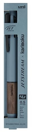 Mitsubishi Pencil MSXE5KF05.71 Multifunction Pen Jet Stream Karimoku 4 & 1 0.5 Steel Blue