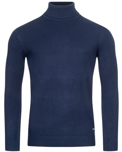 MONT EMILIAN Le Mans Herren Rollkragenpullover Strickpullover, modischer Herrenpullover