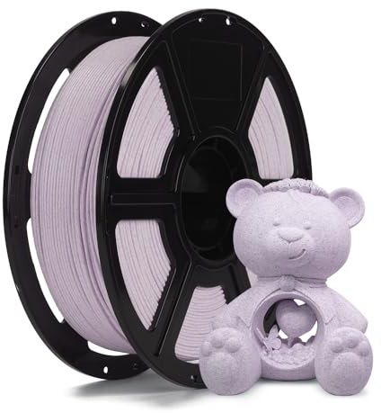 FLASHFORGE HS PLA-Filament 1,75 mm, PLA-Marmor, natürliche steinähnliche Textur, max. 500 mm/s Schnelldruck, HS PLA für optimale Effektivität bei hohen Geschwindigkeiten (Marmor Rot)