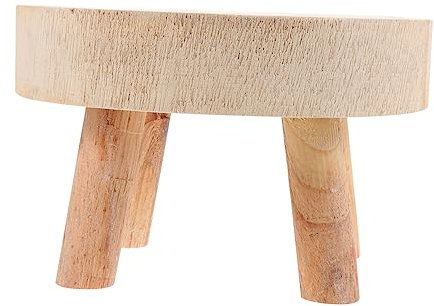 POPETPOP Sukkulenten-Basisständer pflanzregale indoor blumenständer für innen Untergestell für Blumentöpfe aus Holz Pflanzgefäße für Zimmerpflanzen Pflanzenständer Pflanzendekor Holzstuhl