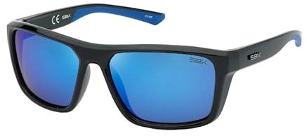 Superbike SBK Sonnenbrille, SB890, Herrenbrille, Sportbrille, Polarisierte Brille, Schwarz