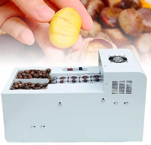 LSBHPPD Macchina per Sbucciare Castagne Commerciale, Macchina per Sbucciare Castagne, Macchina Automatica per Sgusciare E Aprire Castagne,Nessun Danno,Doublechainplate