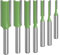 Set di frese per fresatrice, per taglio legno, fresa per scanalature in lega gambo 6mm, per lavorazione del legno fai da te, 7 pezzi