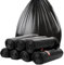 MIVIDE Lot de 225 sacs poubelle de 40 l - Extra solides et indéchirables - 40 l - Noir - Pour la maison, le jardin, le bureau - 60 x 80 cm (15 rouleaux)