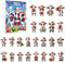 Kuh Adventskalender 2024, Weihnachten Kuh Adventskalender für Kinder, 24 Tage Acryl Kuh Anhänger, Lustiger Kuh Sammlerstück Weihnachtskalender, Kuh Adventskalender Countdown Kalender für Kuhliebhaber,