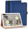 Vkooer Funda para tablet Google Pixel de 11 pulgadas 2023 de piel sintética con tapa y soporte de visualización multiángulo, con bolsillo y soporte para lápices, color azul