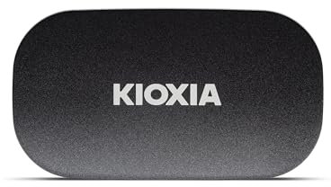 KIOXIA EXCERIA Plus G2 Portable 1TB / Up to 1,050MB/s Read 1000MB/s Write,MIL-STD Drop Tests, 256 AES Encryption, Photographers, Content Creators and Gaming,Smartphone,Mac Compatible External SSD