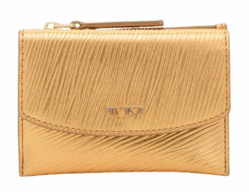 TUMI Kartenhülle mit Klappe für Damen, golden, One Size, Flap Card Case