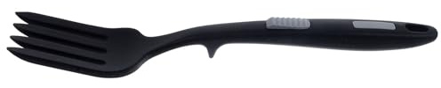 BESPORTBLE Flexible silicona tenedor ergonómico moldeado resistente al calor libre de BPA gran ayudante de cocina para remover, servir y mezclar, mango cómodo, versátil para el hogar y el restaurante