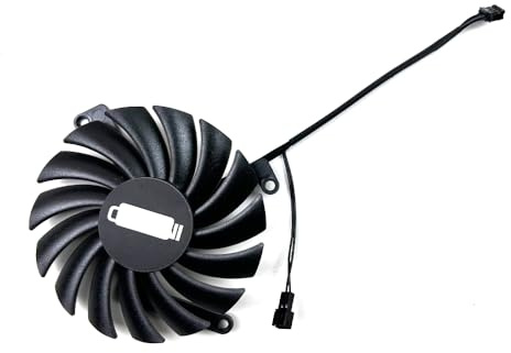 ZHALUOZ Lüfter 85mm 4pin CF-12910S RTX3050 3060 GPU Fan Für Inno3D für GEFORCE RTX 3050 3060Ti 3070 für Twin X2 OC Grafikkarte Fan(Pink)