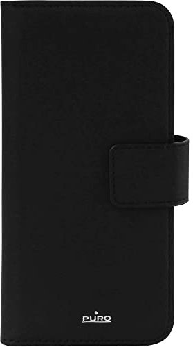 Puro ECO-Leather Case iPhone XR Black, transparent, IPCX61BOOKC3BLK