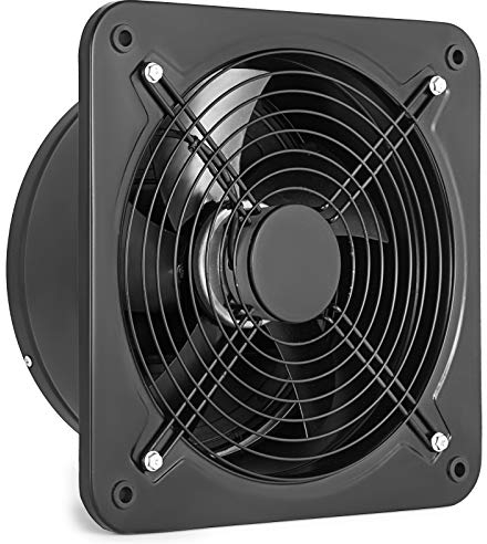 Mophorn Ventilateur d'Extraction 300 mm 107W, Extracteur d'Air Industriel Commercial, Ventilation Murale en Métal, Ventilateur Aspiration Volume d'Air 2850 m³/h, Ventilateur Silencieux, Atelier
