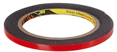 Doppelseitiges Hochleistungsklebeband 3M 5952F universelles Acrylic Plus Klebeband schwarz 6mm x 4 Meter