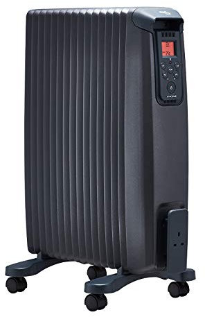 Öko-Radiator EvoRad 2 BTA, mobile Heizung mit Rollen, Elektroheizung mit App-Steuerung und Farbdisplay, leiser Betrieb, Wohn- & Schlafzimmer geeignet, 2000 W