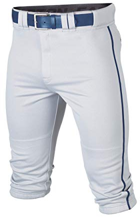 Easton Herren Rival+ Baseball Pants | Knicker Fit | Adult Sizes | Piped | Multiple Colors Hose, Weiß/Navy, X-Large