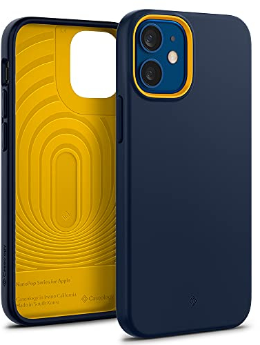 Caseology Nano Pop Hülle Kompatibel mit iPhone 12 Mini - Navy