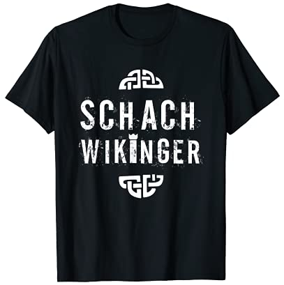 Schach Wikinger Geschenk Für Fans Von Kubb T-Shirt