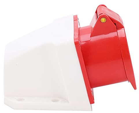 Prise de Courant Industrielle 220-380V/240-415V 5 Broches 16A Prise Murale étanche à L'épreuve des Explosions et de la Poussière pour Cordon électrique, Ménage, Ateliers, prises, convertisseurs