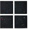 Nicoman Treadmill Mat Pad Heavy Duty Fitness Gym Treadmill Pad, High Density Floors Carpets Protectors Home Gym Anti-slip Shock Absorbent 15mm 10 x 10cm (Galaxy Black, 4 Pack)