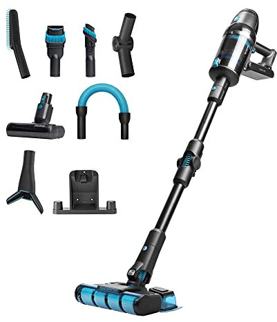 Cecotec Aspirapolvere Scopa senza cavo Conga Rockstar 2000 Ultimate ErgoWet. motore digitale, 4 in 1, 680 W, potenza di aspirazione 230aW, Autonomia 90 Minutos, spazzola liscia, schermo