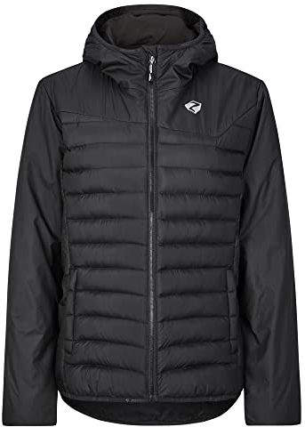 Ziener Damen NANTANA Wärme-Jacke Outdoor/Skitour | winddicht, Wolle, PFC frei, black, 38