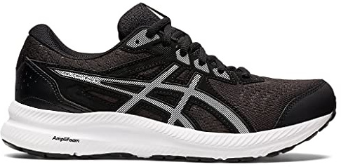 ASICS Damen Gel-Contend 8 Sneaker, Black/White, 38 EU