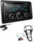 Pioneer FH-S720BT 2-DIN CD Autoradio Bluetooth kompatibel mit Apple und Android Smartphones USB passend für Opel Astra J ab 2009 schwarz