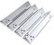 teileplus24 BR02-4-SG Gasgrill Edelstahl Brennerabdeckung kompatibel mit Burnhard Big Fred Basic | Flavorizer Bars | Passgenau | Rostfrei | Brennerschutz