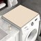 EFELIM Copri-tappetino ispessito per lavatrice, antiscivolo, ad asciugatura rapida, antipolvere, per frigorifero, cucina, lavanderia (50 x 50 cm, beige)